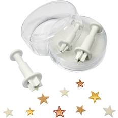 Cookie Cutters PME Plunger Cutters Star 3-Pack Cookie Cutter