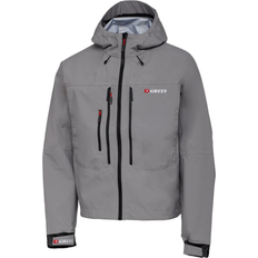 Viskleding Greys Hooded Jacket Tail Wading Gris