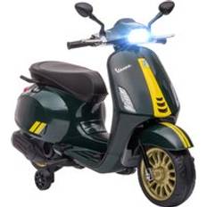 Aiyaplay 12V Kids Vespa Electric Bike with 2 Training Wheels