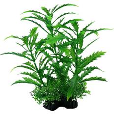 Pets Swell Green Pinatifida Artificial Plant Medium Fish Tank Aquarium Decoration