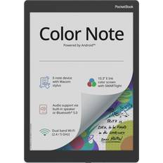Pocketbook Color Note Grå 32 GB 10,3 Tum Android e-Book Reader USB-C Takversion