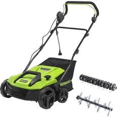Lawn Scarifiers Greenworks 13 Amp 14-Inch Corded Dethatcher DT13B00