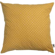 Almedahls Kuddar Almedahls Prickruta Kuddfodral 47x47 cm Ockra - Gul Kuddöverdrag Gul