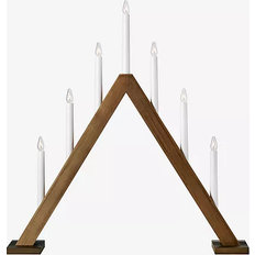 Markslöjd Julbelysning Markslöjd Ariele Stained Light Brown Adventsljusstake 58cm