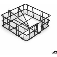 Metall Servetthållare Confortime Metallservetthållare 18 x 18 x 6,5 cm Set om 12 Servetthållare