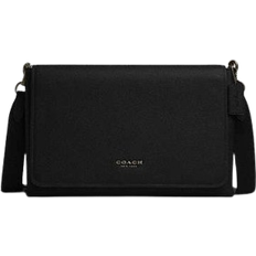 Coach Messenger Bags Coach Caleb Messenger Bag - Pebbled Leather/Gunmetal/Black