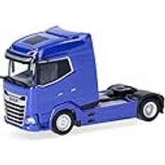Herpa Truck Model DAF XG Tractor 2-Axle Ultramarine Blue 1:87 Scale