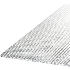 Polykarbonatskivor Rias Kanalplast Riatherm Klar 4 mm 0.7 x 1 m