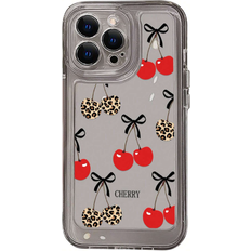 Shein Aesthetic Bow Cherry Phone Case for iPhone 16 Pro Max