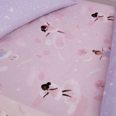 Dancing Fairies Fitted Sheet Pink