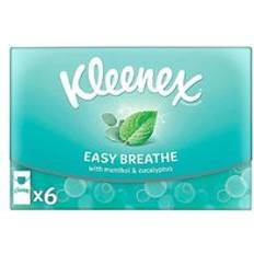 Kleenex Easy Breathe Pocket Pack Tissues 6 Pack
