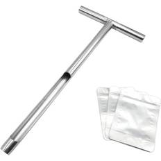 Pots, Plants & Cultivation Excellent Soil Probe 20 Inch with Reusable Soil Sampler Bags