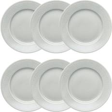 Rörstrand Swedish Grace Fog Dessert Plate 21cm 6pcs