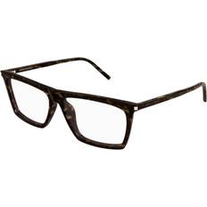 Saint Laurent Klassiskt Läder Axelväska - Brun