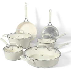 Martha Stewart Heathland Premium Cookware Set with lid 10 Parts