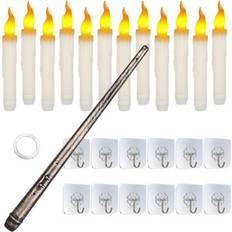 LED Candles iMounTEK Halloween Floating Candles with Remote Control Wand - White LED Candle