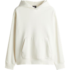 H&M Loose Fit Hooded Sweatshirt - Cream White