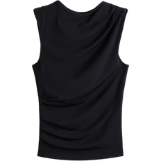 H&M Draped Vest Top - Black