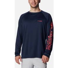 Columbia Men's PFG Terminal Tackle Long Sleeve Shirt Tall Blue 5XT