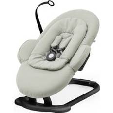 Stokke Steps Bouncer Soft Sage Black Chassis