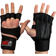 Noir Bandages de poignet Gorilla Wear Yuma Weightlifting Workout Gloves Black M