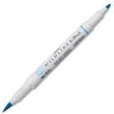 Blue Brush Pens Zebra Mildliner Brush Pen Cyan