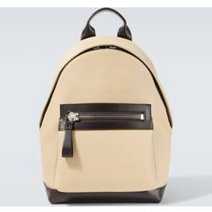 Tom Ford Buckley Leather Backpack - Beige