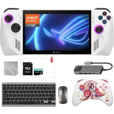 ASUS ROG Ally 512GB Gaming Handheld 7-inch Touchscreen 120Hz FHD 1080p AMD Ryzen Z1 Extreme Processor, Mytrix Touro Wireless Pro Controller, Hub, 128GB MicroSD, Keyboard & Mouse, 8 in 1 Bundle