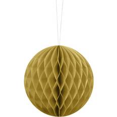 Guld Honeycombbolde PartyDeco Honeycombs 10 cm Guld