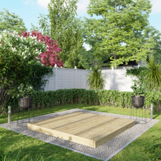 Power Sheds Powersheds Timber Decking Kit 1.8 x 1.8m Brown