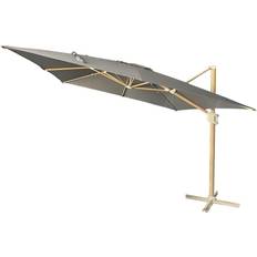 Parasoll 300 x 300 trädgårdstillbehör Hillerstorp Parasoll Mörkgrå 3 m 300cm