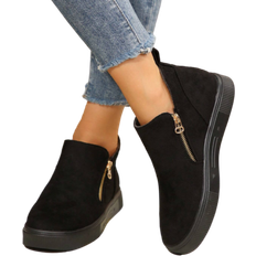 Shein Women Ankle Boots And Short Boots, Perfect With Black Dress Female Shoes Winter Boots Beige Boots Ladies Shoes Flat Shoes New Shoe Short Boot Women Shoe With Zipper