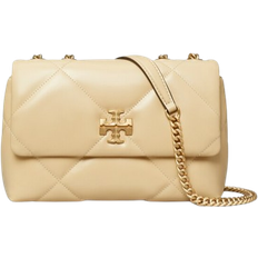 Tory Burch Small Kira Diamond Quilt Convertible Shoulder Bag - Vanilla Soft Serve