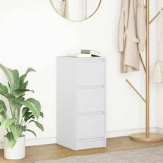 vidaXL Skänk Vit 29,5 x 34 x 76 cm Sideboard
