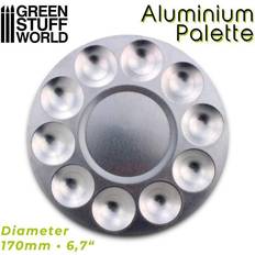 Paletter Green Stuff World Aluminium Palette Round