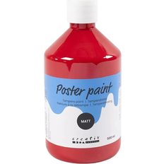 Creativ Company Tempera-maling Creativ Company Temperamaling Mat Mørk Rød 500 ml