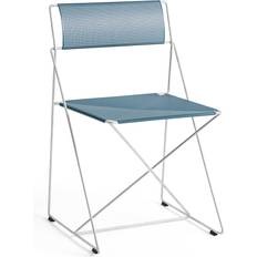 Blue Patio Chairs Hay X-Line Indoor Outdoor Chair Powder Blue-Hot Galvanised