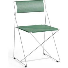 Steel Patio Chairs Hay X-Line Indoor Outdoor Chair Leek Green-Hot Galvanised
