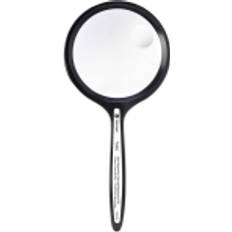 Toolcraft Handheld Magnifier TO-8976465 2 x 4 x Lens Ø 63.5 mm Black