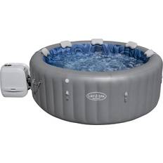 Oppustelige spabade Bestway Oppusteligt spabad Lay-Z 216 x 80 cm Santorini Smart Luxe HydroJet Pro 7 Spabad