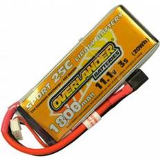 Overlander 1800mAh 3S 11.1V 25C Lipo Battery