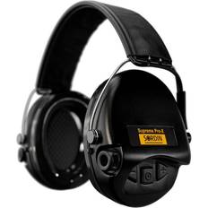 Sordin Supreme Pro-X Leather Active Hearing Protectors Black