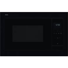 Mikrowellen AEG Einbau-Kombi-Mikrowelle 900 W Schwarz Schwarz