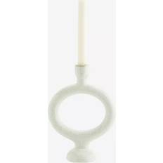 Stoneware Lysestage Off White