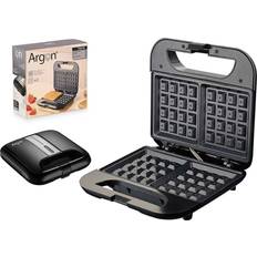 Argon Waffle Maker K-901B/W Black Steel 750 W