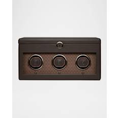 Wolf Watch Winders Wolf Earth Triple Watch Winder Coffee