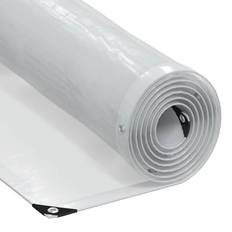 VidaXL Storage Tents vidaXL Clear Tarpaulin with Eyelets 1x6 m Polyethylene Transparent