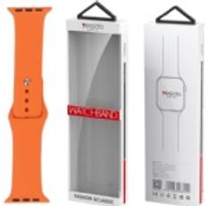 Yesido Yesido WB44 Silikonerem til iWatch L 42/44/45 #10 Orange