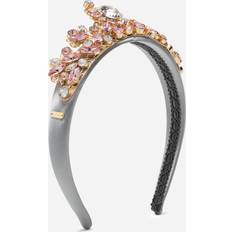 Gold Headbands Dolce & Gabbana Headband With All Over Jewellery Application Woman Gold Metal Onesize