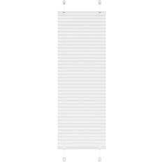VidaXL Persienner vidaXL Plisségardin Hvid 45x150 cm Stofbredde 44,4 cm Polyester